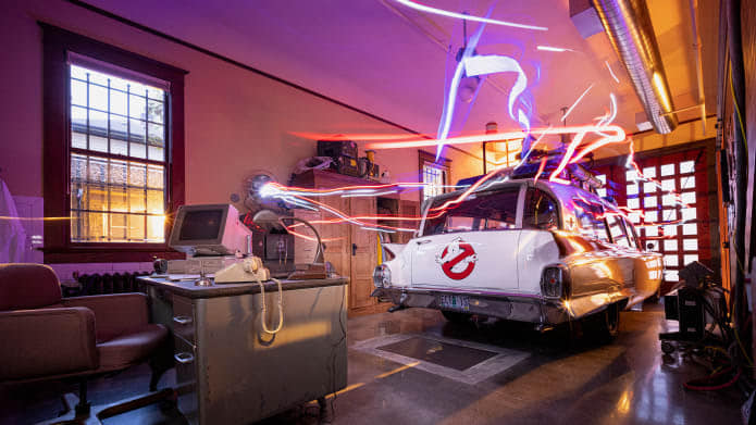 See The Amazingly Detailed Inside Of The 'Ghostbusters' Firehouse